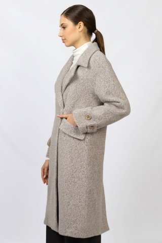 Пальто женское N62-1223 `Zheno` серый