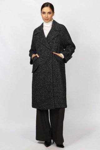 Пальто женское N62-1223 `Zheno` черный