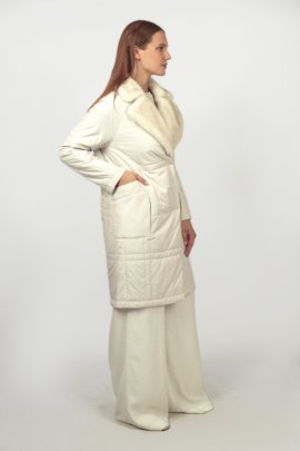 Пальто женское 4548-0124 `Zheno` молочный