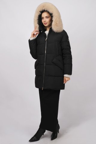 Куртка женская 9512-0923 `Zheno` черный