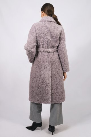 Пальто шерстяное женское 20336-0823 `Angello Mod` серый