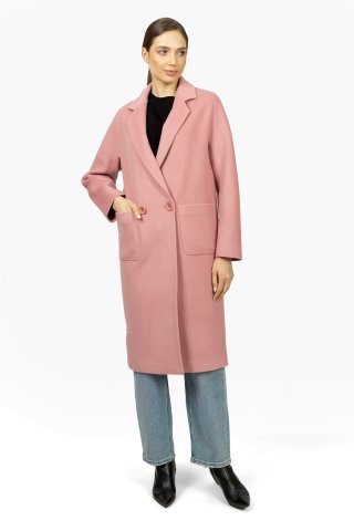 Пальто женское 681(22342)-1223 `Zheno` розовый
