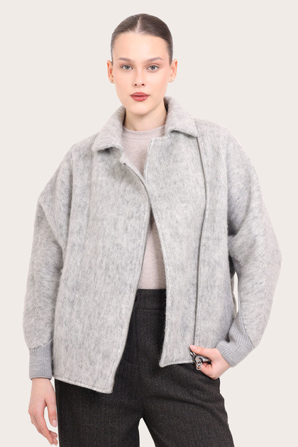 Куртка женская P8200-0226-2 `Zheno Art` серый