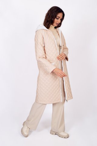 Пальто женское 20330-0123 `Zheno` бежевый