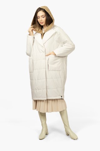 Пальто женское 4482-0224 `Zheno` молочный