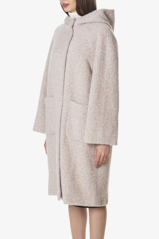 Пальто женское 1878HD-1221 `Zheno` серый