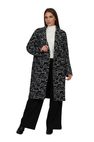 Пальто женское 1974ZM-0723 `Zheno` черный