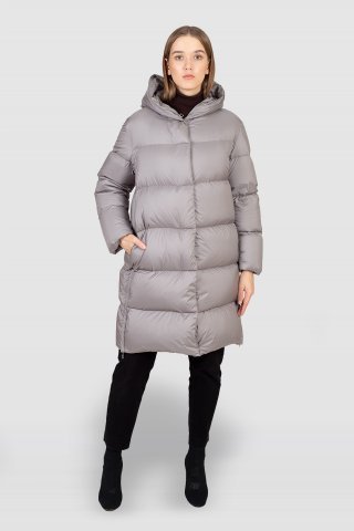 Пальто женское 6AW447-0822 `Add` серый