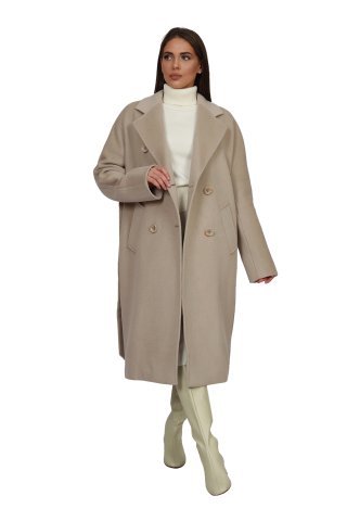 Пальто женское 1974-0823 `Zheno` бежевый