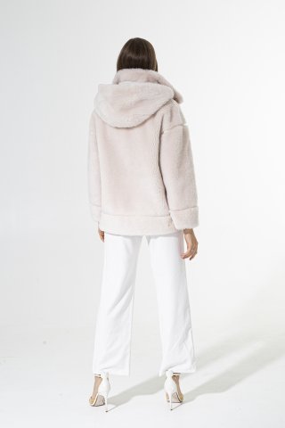 Куртка шерстяная женская 20292-0822 `Angello Mod` молочный