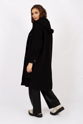 Пальто женское 115S-0123 `Zheno` черный