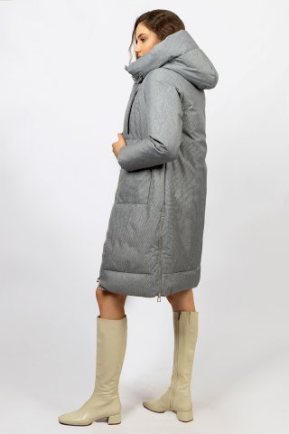 Пальто женское 106-1123 `Zheno` серый