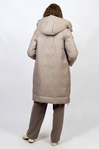 Пальто женское 106-1123 `Zheno` бежевый