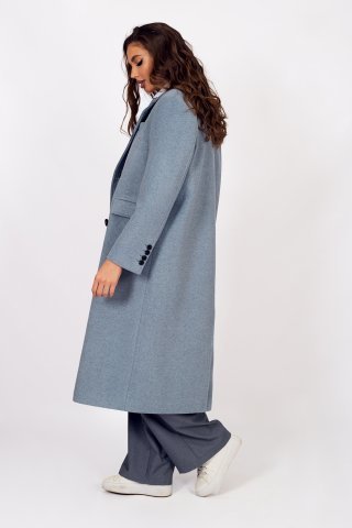 Пальто женское N-60-0123 `Zheno` серый