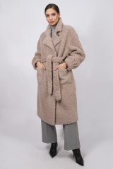 Пальто шерстяное женское 20339-0923 `Angello Mod` капучино