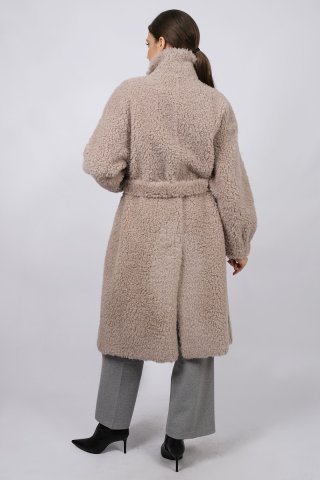 Пальто шерстяное женское 20339-0923 `Angello Mod` капучино