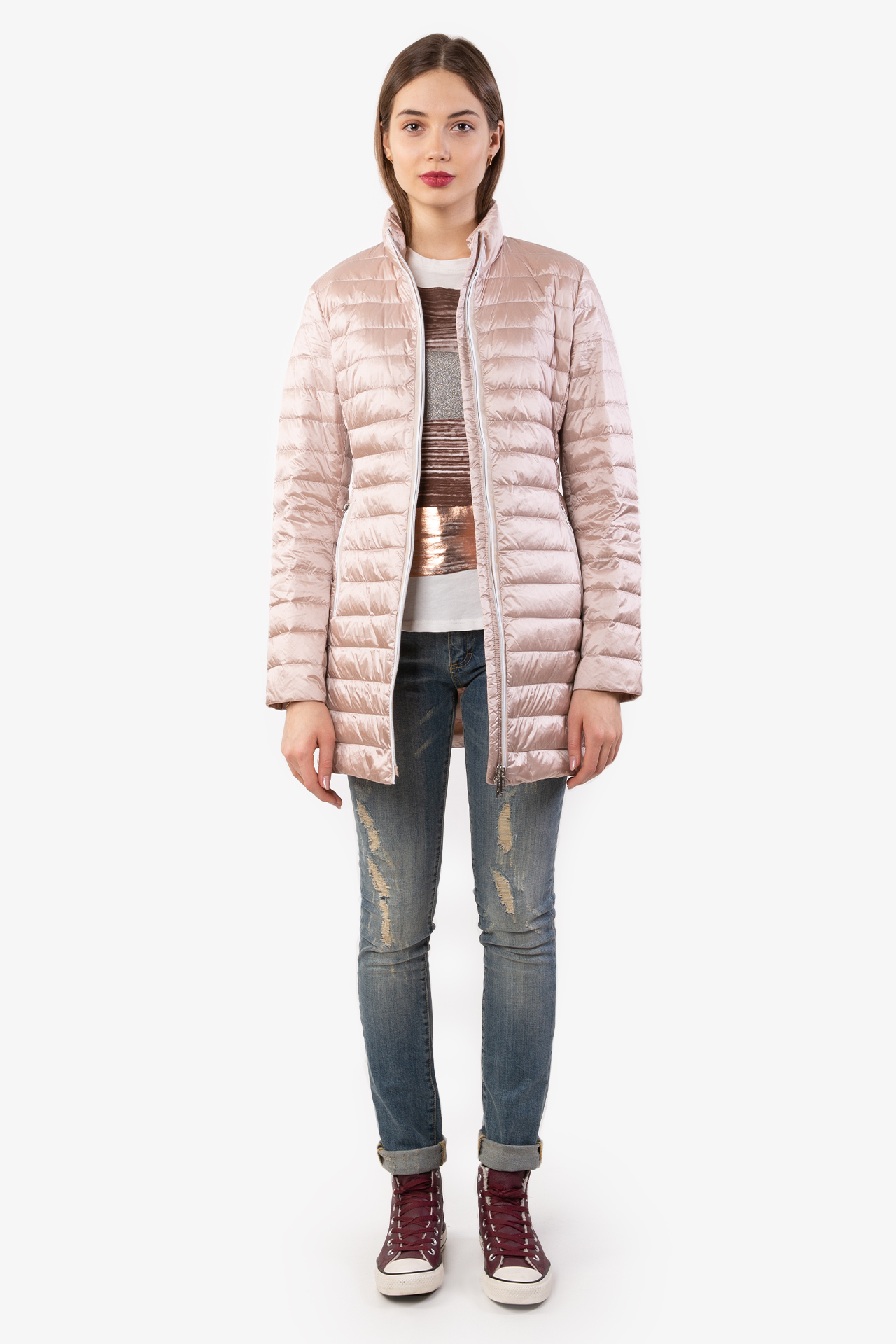 Куртка женская 1AW226-0220 `Add` бежевый