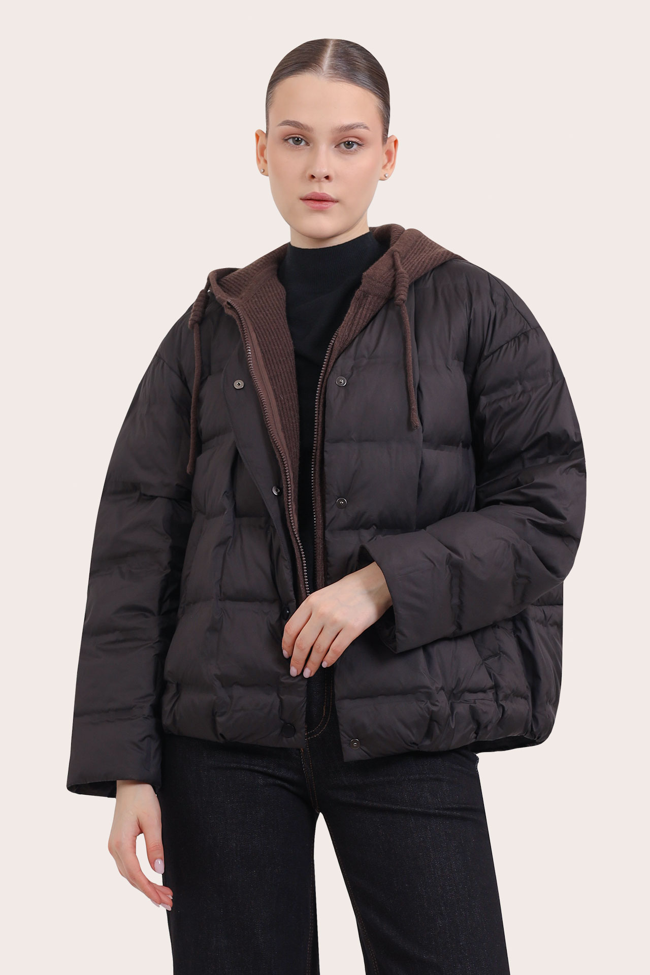 Куртка женская IB6391-0326-1 `Zheno Art` черный