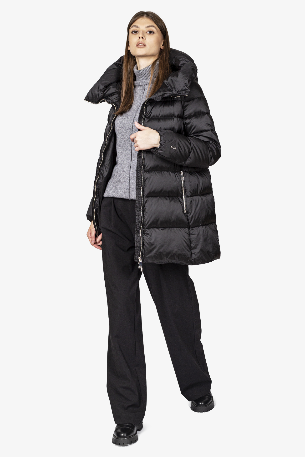 Пальто женское 4AW226-0821 `Add` черный