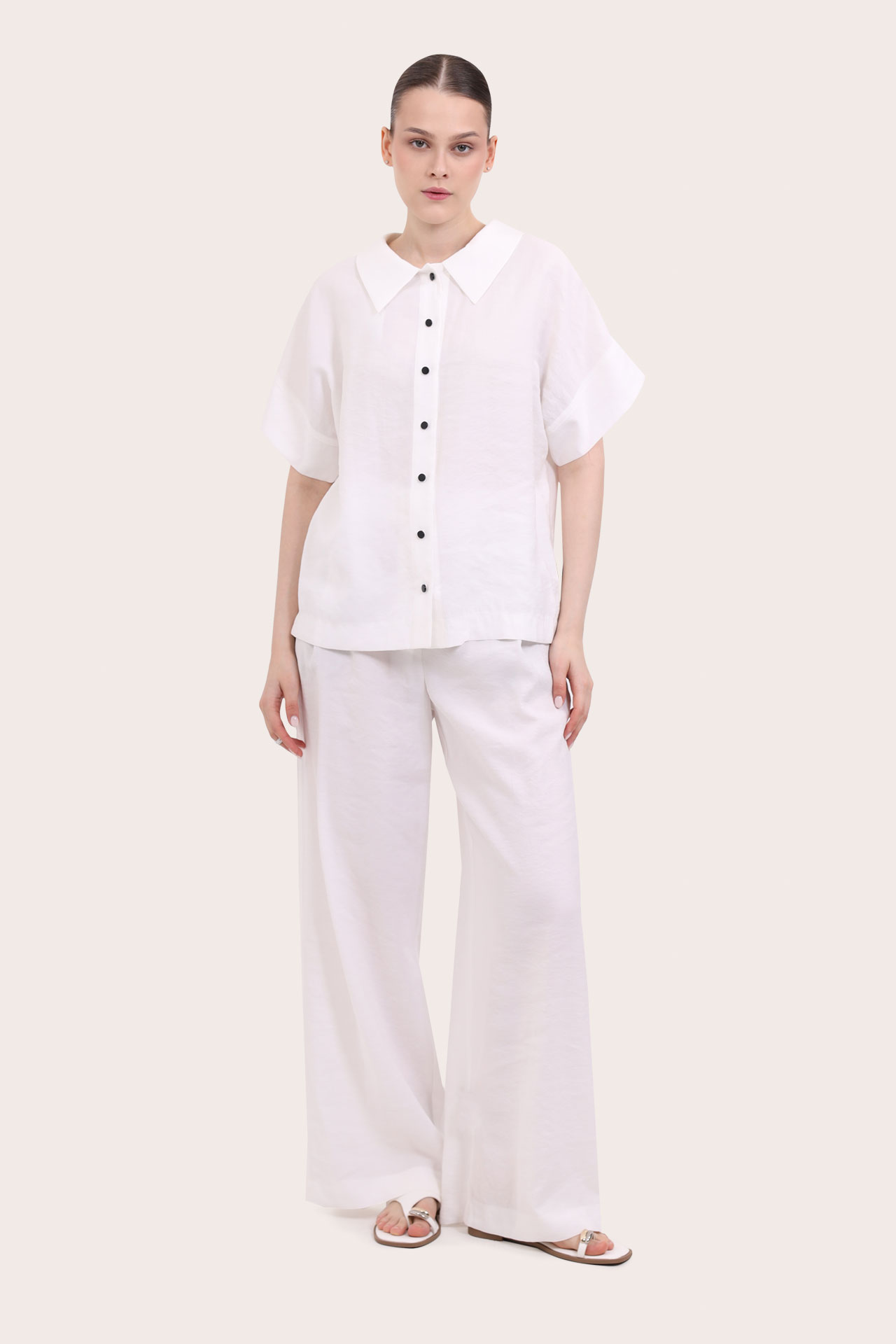 Брюки женские 2805-0426-1 `Zheno Art` белый